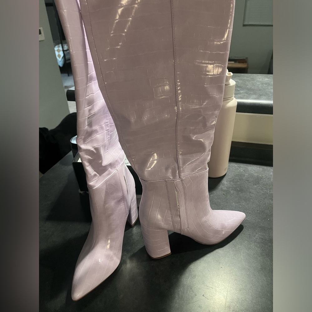Lavender boots from Lulu’s